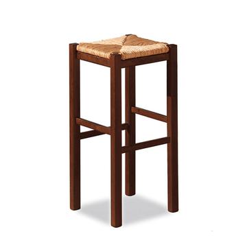 Sgabelli Jago 75: sgabello alto in legno, stile rustico