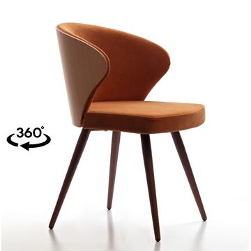 Sedie in Metallo Doris-PW20: sedia girevole