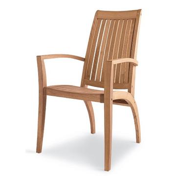 Wave: poltrona da giardino in legno