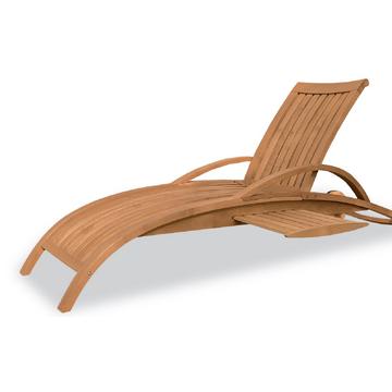 Harmony: lettino da giardino in legno