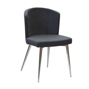 Sedia da soggiorno Doris S4 antracite