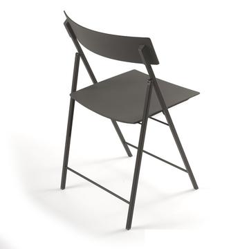 Sedia pieghevole Piper antracite retro