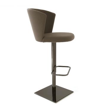 sgabello Ines-50 cromonero lato