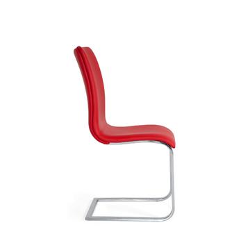 sedia Rio SL pelle 02 rossa
