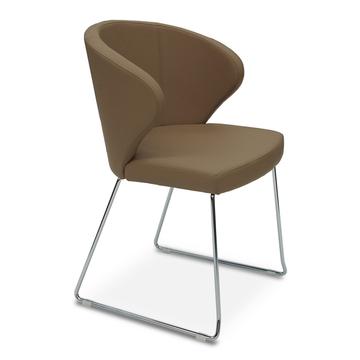 sedia Doris P7 tortora
