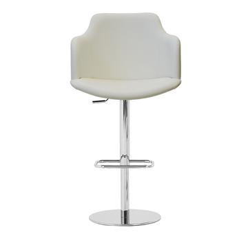 Sgabello da cucina Glamour P51 colore bianco
