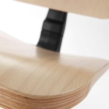 Woody S sgabello operativo, regolabile in legno perfetto in ufficio e laboratorio | particolare