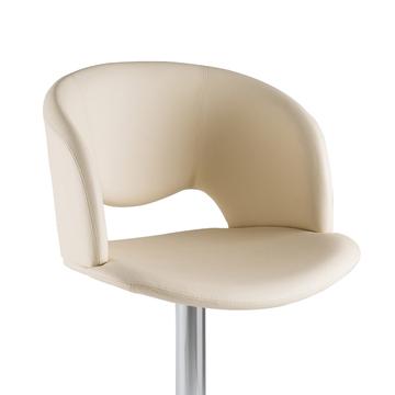 sgabello Fashion 55 cromato MG00 crema - dettaglio