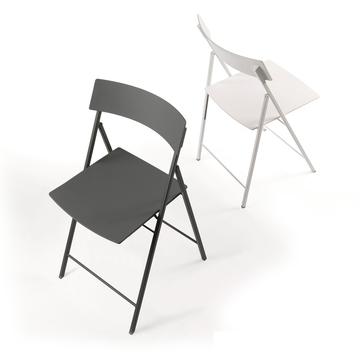 sedia pieghevole Piper antracite alto