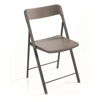 Sedia pieghevole Zeta | colore tortora
