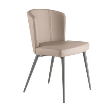 Sedia  dalla seduta comoda e confortevole Doris S4 antracite