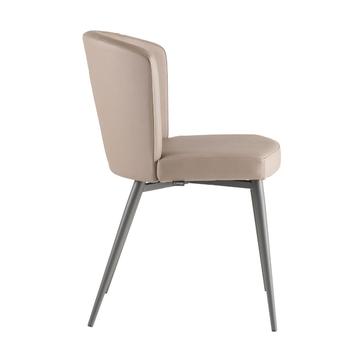 Sedia di design comoda ed elegante Doris S4 lato